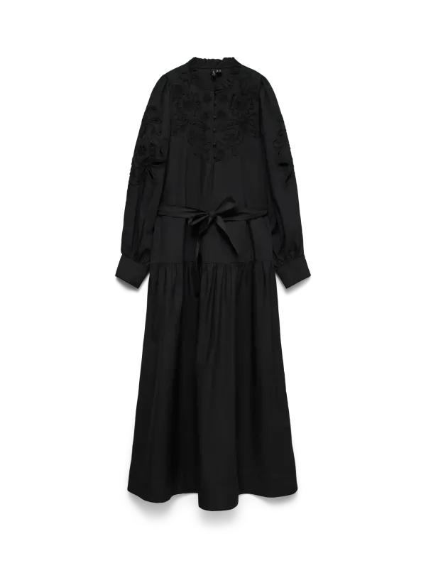 Vero Moda Vmolivie Maxikjole Svart