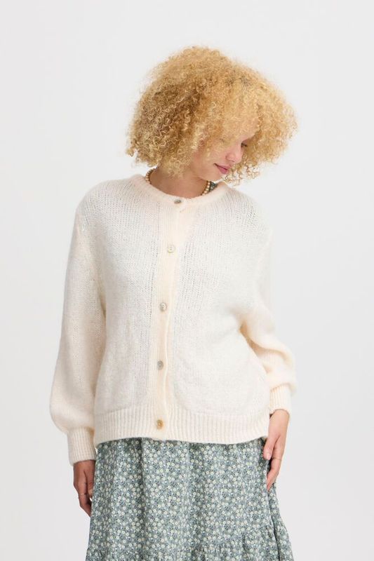 Sbgulvig Knit Cardigan Offwhite