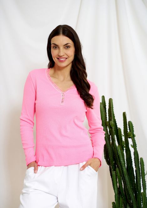 Hovedbilde MdcCalista LS Tee Fuxia Neo