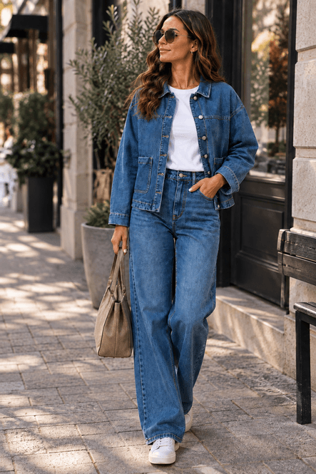 Hovedbilde Vero Moda Vmjamie Denim Shacket Medium Blue