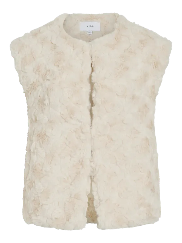 Vila Vidorte Fuskepelsvest Creme