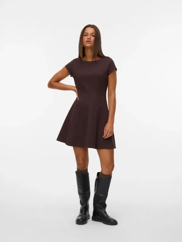 Vero Moda Vmjazlyn Kort Kjole Brun