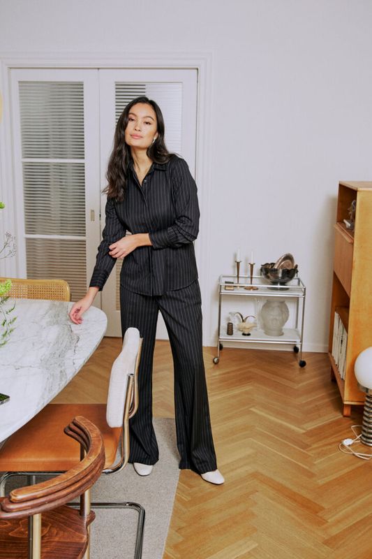 Frvenus Pants 1 Black/Stripe