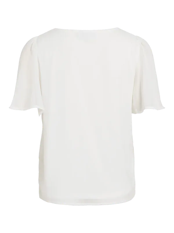 Vila Vifalia Bluse Hvit