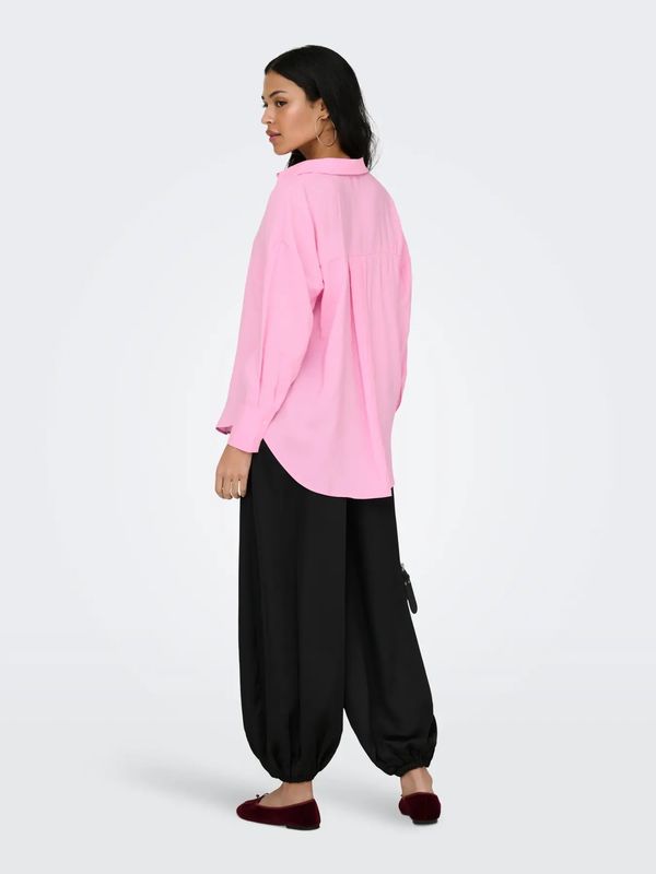 Only Onlzazima Loose Skjorte Rosa