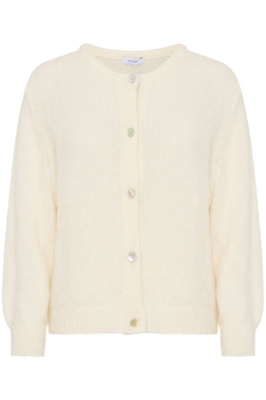 Sbgulvig Knit Cardigan Offwhite
