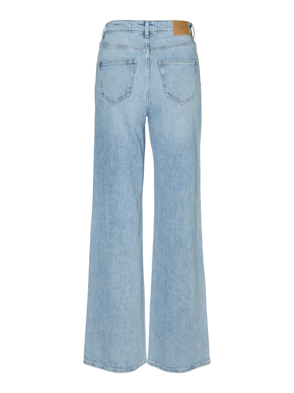 Vero Moda Vmtessa High Waist Wide Jeans 32 Light Blue