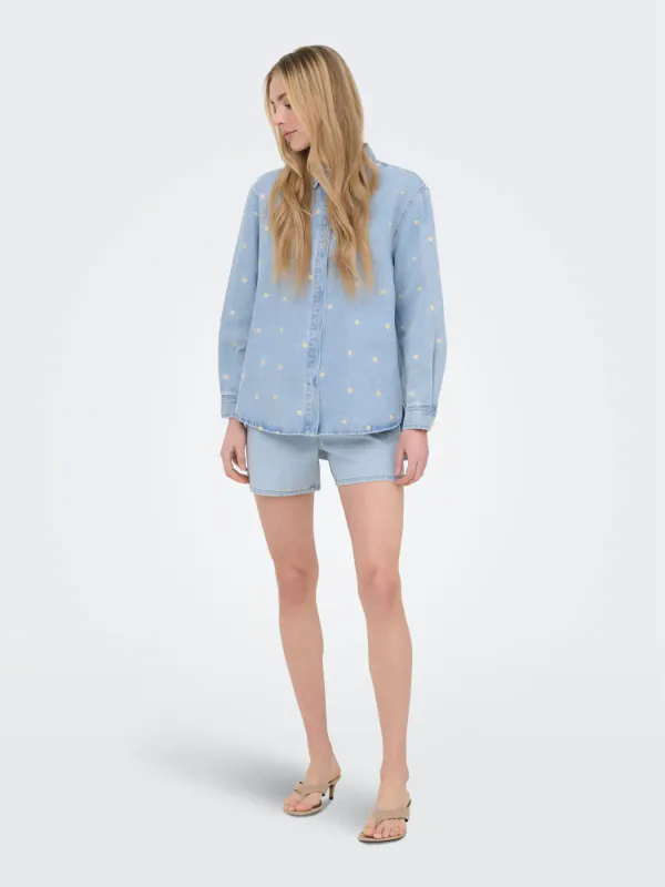 Only Onlvera Daisy Denim Skjorte