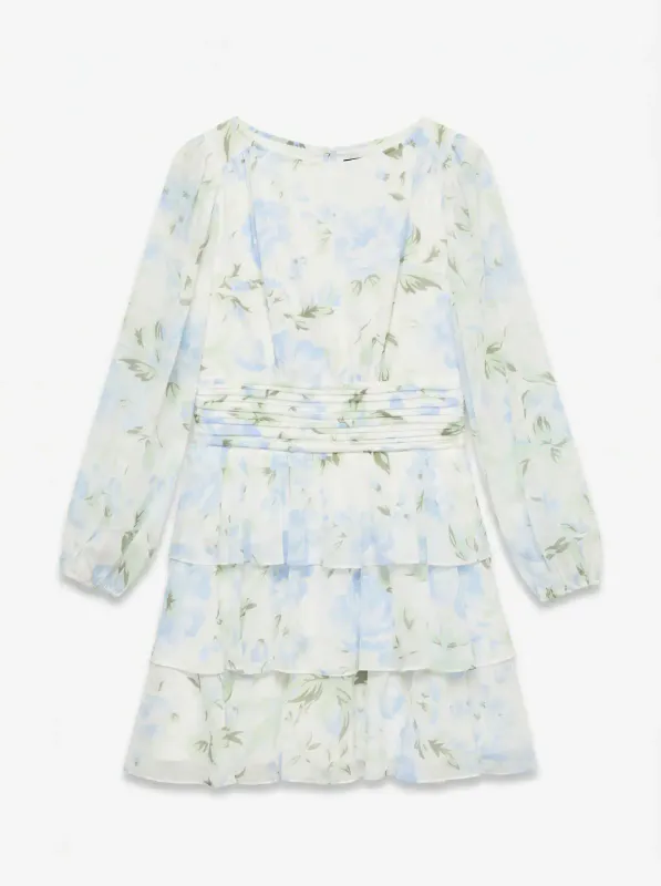 Vero Moda Vmlouisa Layer Kort Kjole Blå 