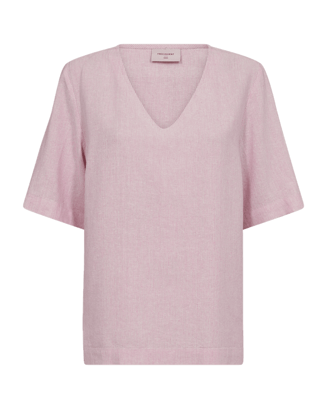 Fqlava Blouse Stripe Fuchsia Pink