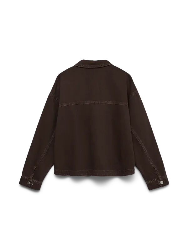 Vero Moda Vmjamie Denim Shacket Brun