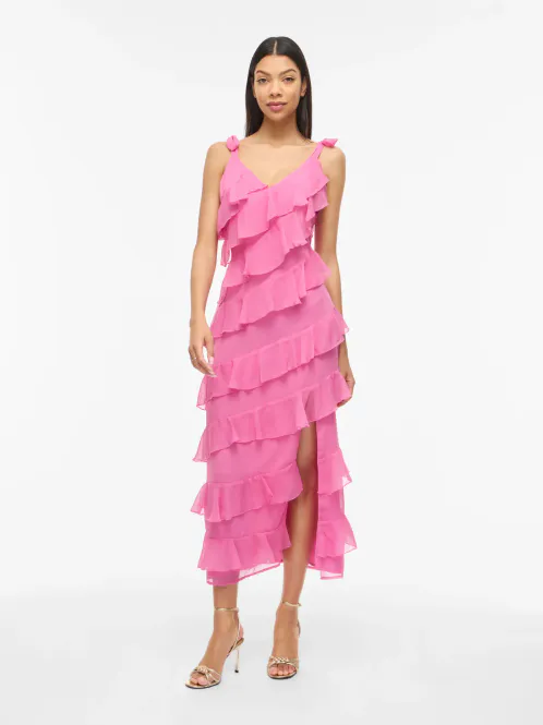 Hovedbilde Vila Viluna Wide Strap Ankle Dress Rosa