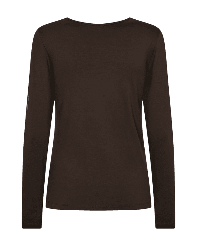 Freequent Fqliana Langermet Basic Topp Brun