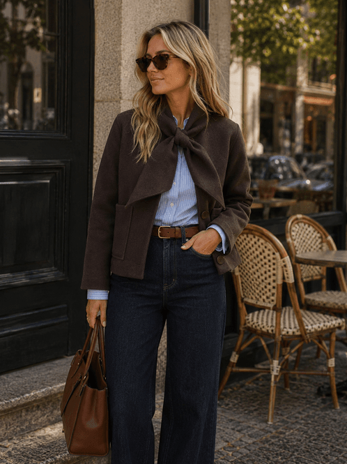 Hovedbilde Only Onlcarrie Scarf Jacket Brun ...