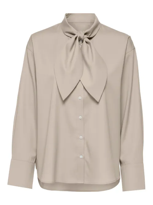 Hovedbilde Onldisako Sløyfe Skjorte Beige Stripet