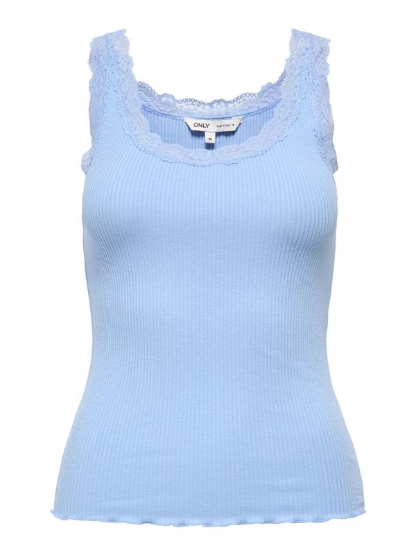 Only Onlsara Blonde Singlet Lyseblå
