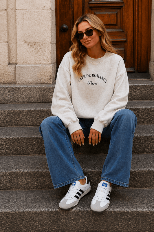 Vero Moda Vmrianne Sweatshirt Oatmeal