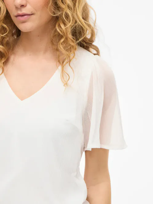 Hovedbilde Vila Vifalia Bluse Hvit