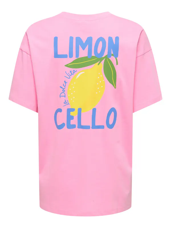 Only Onlelle Printed T-shirt Rosa