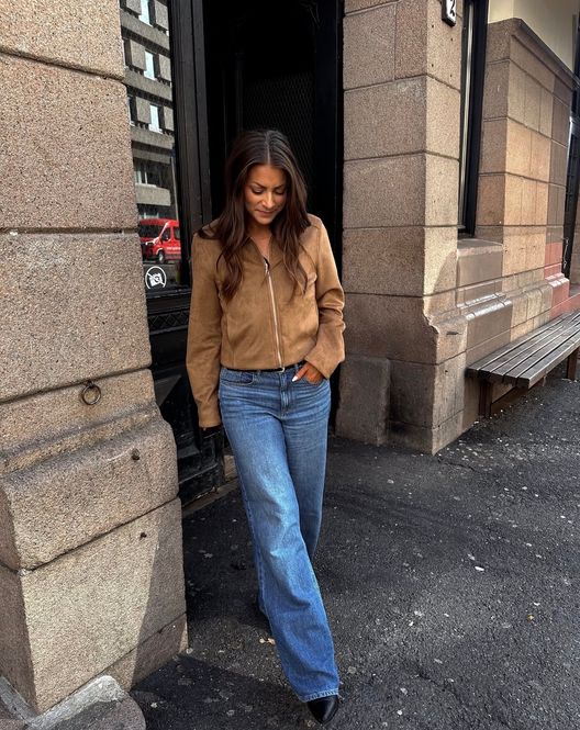 Hovedbilde Vila Vimood Semsket Jakke Brun