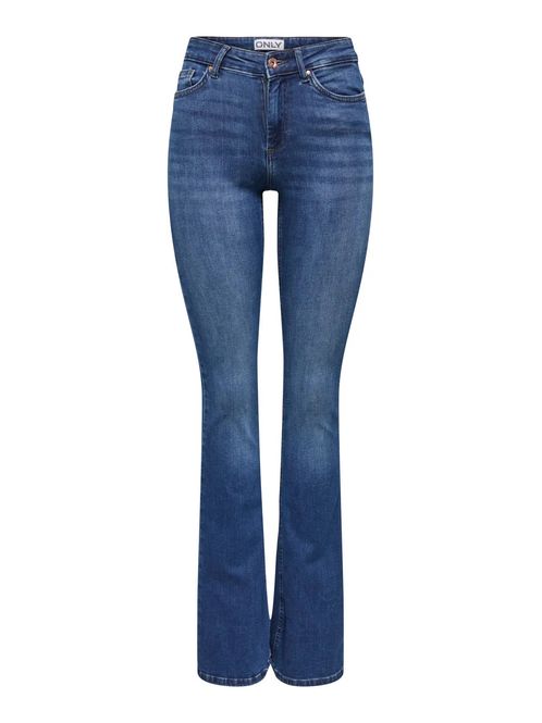 Hovedbilde Only Onlblush Mid Flared Jeans 32 Dark Blue Denim