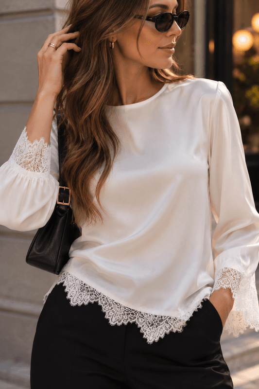 Vero Moda Vmmiro Blondebluse Offwhite